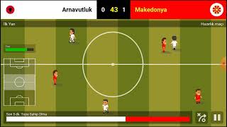 Makedonya VS Arnavutluk Maçı 10 [upl. by Norina]