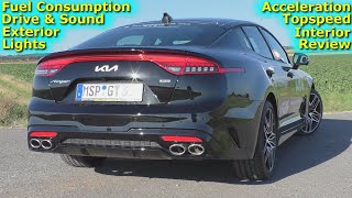 2023 Kia Stinger GT 33 TGDI V6 AWD 366 PS TEST DRIVE [upl. by Treacy594]