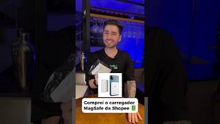 COMPREI UM CARREGADOR MAGSAFE DA SHOPEE shorts [upl. by Morgenthaler703]