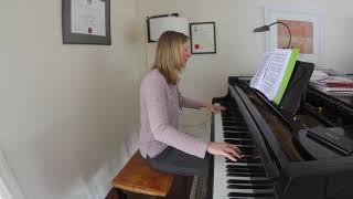 Hindemith Clarinet Sonata 4th mvmt 94 BPM PIANO ACCOMPANIMENT FOR REHEARSAL [upl. by Ahseirej]