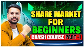 Share Market Basics For Beginners CRASH COURSE Part 1  How to Start Investing in Stock Market [upl. by Vasos]