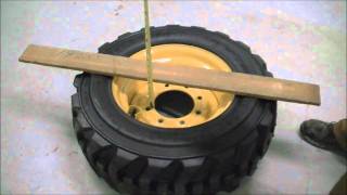 How to Measure Skid Steer Rim Offset Inset Outset Skidsteer [upl. by Alakcim]