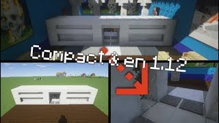 Comment faire une porte coulissante Minecraft [upl. by Mellisa701]