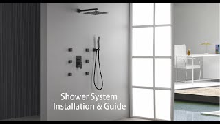 STARBATH Shower Body Jet System Installation Guide How to Install Shower System with Body Spray [upl. by Swiercz]