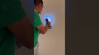 How to patch a small hole in the drywall josuecisneros [upl. by Anerbes]