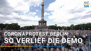 CoronaDemo in Berlin So verlief der Protest am 29082020 [upl. by Ssenav565]