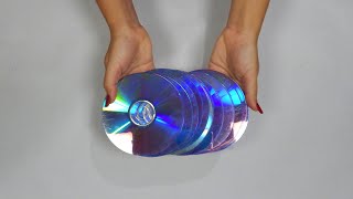 3 IDEIAS DE ENFEITES NATALINOS USANDO CDS  RECICLANDO E DECORANDO [upl. by Tenn662]