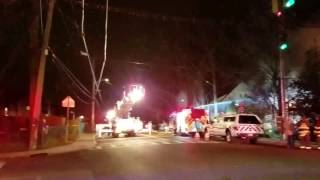 Scarsdale Fire Department Battles Massive House Fire In Scarsdale New York [upl. by Nyret]