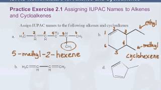 3B 23 IUPAC Nomenclature for Alkenes amp Cycloalkenes [upl. by Nosraep807]