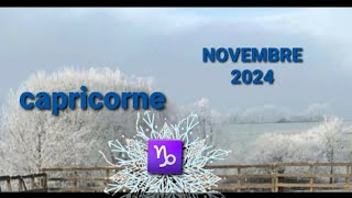 Capricorne ♑ NOVEMBRE 2024 horoscope capricorne cartomancie [upl. by Nawad]