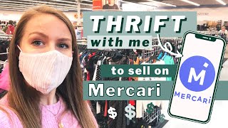 Thrift with Me to Sell on Mercari  Is Mercari Legit [upl. by Reinaldo]