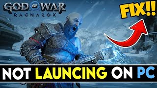 FIX God Of War Ragnarok Not LaunchingNot LoadingBlack ScreenCrash to Desktop on PC FIX [upl. by Ilyah]