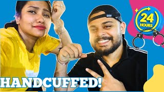 Handcuffed to My Best Friend for 24 Hours Challenge Himani Sachan vlogs [upl. by Oicam532]