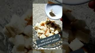 How To Make Crouton For your Caesar Salad [upl. by Berne329]