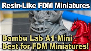 Bambu A1 Mini  The Best FDM Miniature Printer [upl. by Circosta995]