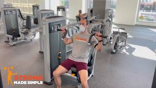 Precor Converging Shoulder Press [upl. by Ailec910]