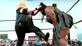 Awesome Kong Kharma WWE vs Amy Lee  Falls Count Anywhere Womens Wrestling iPPV Version [upl. by Lledraw]