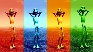 Green alien dance  Alien dance  Green alien dance vs red alien dance  Dame tu cosita dance [upl. by Zinn]