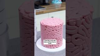 Braaaaiiinss 🧠🧟‍♀️Making this Brain Cake with our Frost Formwas so fun wwwfrostformcom cake [upl. by Ben]