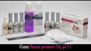 Reseña Manicura permanente Orly gel FX  kittypinky [upl. by Greggory]