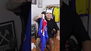 UNBOXING CAMISA DO PSG ANOS 90 🔥 futebol camisadetime [upl. by Ynned]