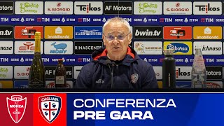 MONZA  CAGLIARI  RANIERI IN CONFERENZA STAMPA  PRE GARA SERIE A TIM [upl. by Googins]