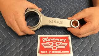 Ford Y Block 4340 H Beam Connecting Rods [upl. by Poucher]