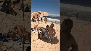 Copacabana Beach Brazil Full Video of the Rio de Janeiro Beach 4K beach brasil summer girls [upl. by Kidd]