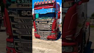 SCANIA R730 V8 “Red Diamond” 💎 scania truck [upl. by Arebma]