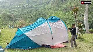 Pasang Tenda QUECHUA ARPENAZ FAMILY 41 [upl. by Naujit]