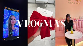 VLOGMAS🎄 EPS2  stellski coffee bar🍰 retail therapy🎀 boba tea movie date🍿 [upl. by Dorsy]