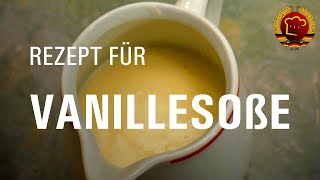 Blitzrezept für schnelle Vanillesoße nach altem DDR Rezept zum selber machen [upl. by Hillery]