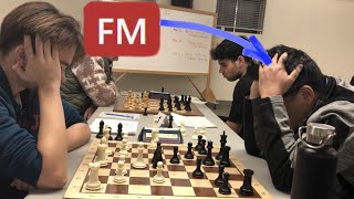 I Played an FM Game 2 Chess Tournament [upl. by Nnyleimaj]