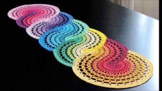 crochet table path [upl. by Enra228]