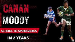 CANAN MOODIE From School to Springboks in 2 years [upl. by Anyek]