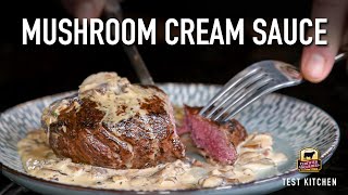 Steak with Mushroom Cream Sauce [upl. by Larrie55]