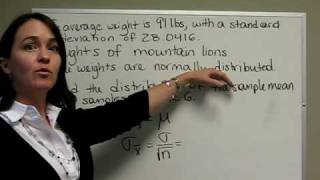 distribution of sample mean [upl. by Tillie680]