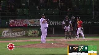 Campeonato estatal de beisbol Chihuahua MexBet 2023 Soles de Ojinaga VS Faraones Jornada 4 Juego 1 [upl. by Alesi714]