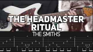 The Smiths  The Headmaster Ritual Guitar lesson with TAB [upl. by Septima]