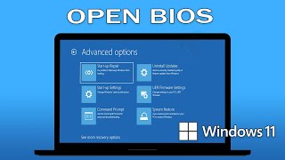 How To Enter BIOS Configuration Any Windows 11 PC or LaptopEasy Methods [upl. by Ribaudo705]