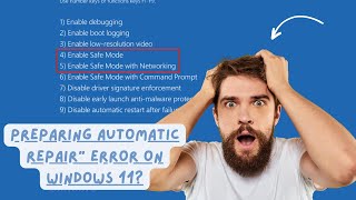 Windows 11 Disaster Fixing Preparing Automatic Repair Error FAST [upl. by Kokoruda]