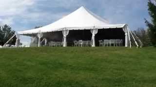 Lakeridge Farm  Advantage Tent  Beautiful Outdoor Wedding [upl. by Enimajneb]