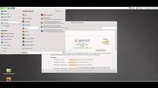 Install Gparted on Linux Mint 11 [upl. by Ferrick]