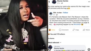 BLASIAN DOLL RESPONDS TO BACKDOORING THF MOODA amp DISS EBK JUVIE😱‼️ [upl. by Buffo]