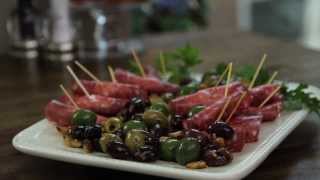 How to Make Salami Cream Cheese and Pepperoncini Roll Ups  Appetizer Recipes  Allrecipescom [upl. by Attebasile427]