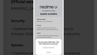 Realme 9 pro plus October new security update realme update shorts tech [upl. by Alleusnoc]