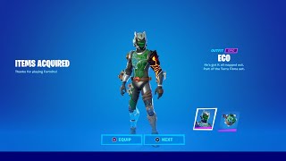 How To Get The New ECO Skin amp Globee Back Bling In Fortnite Unlock New Devourers Bane Pickaxe [upl. by Nerb]