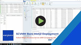 SCVMM 2019 BareMetal Deployment Windows Server 2019 Failure [upl. by Anaihr]