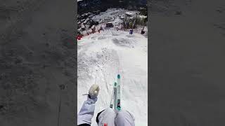 GoPro  World Cup Mogul Skiers POV 🎬 Rasmus Stegfeldt Shorts Skiing [upl. by Niltac]