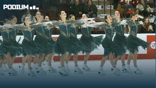 Patinage synchronisé 32 lames sur la glace  Podium [upl. by Oskar]